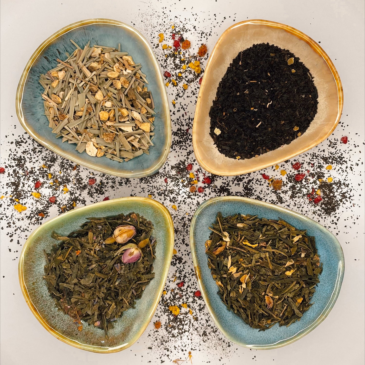 Tés, rooibos e infusiones