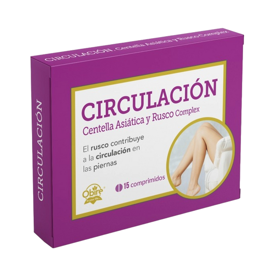 Circulación Centella asiática y Rusco complex